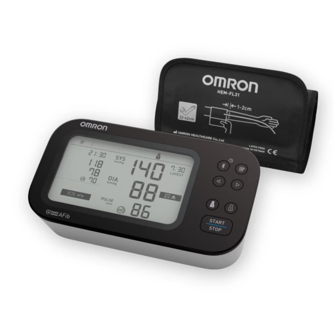 OMRON TENS M7 INT.IT AFib HEM-7380T1-EBK