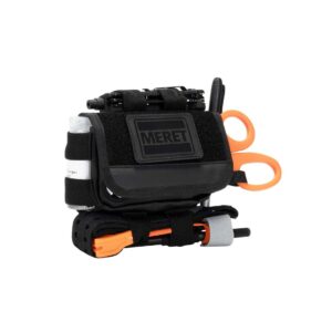 MERET E-FAK | BOLSA / RIÑONERA PRIMEROS AUXILIOS. NEGRO A.V.
